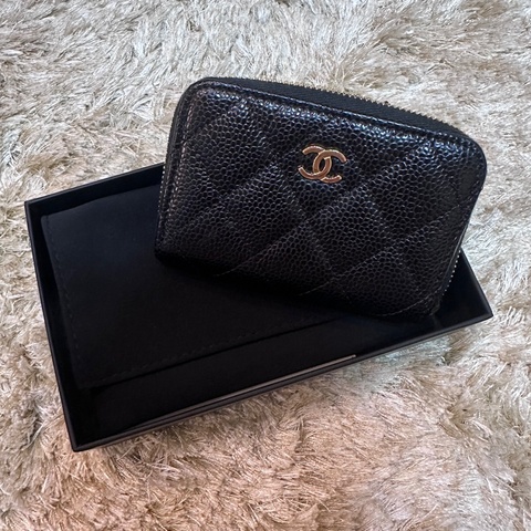 Chanel 經典拉鍊零錢包