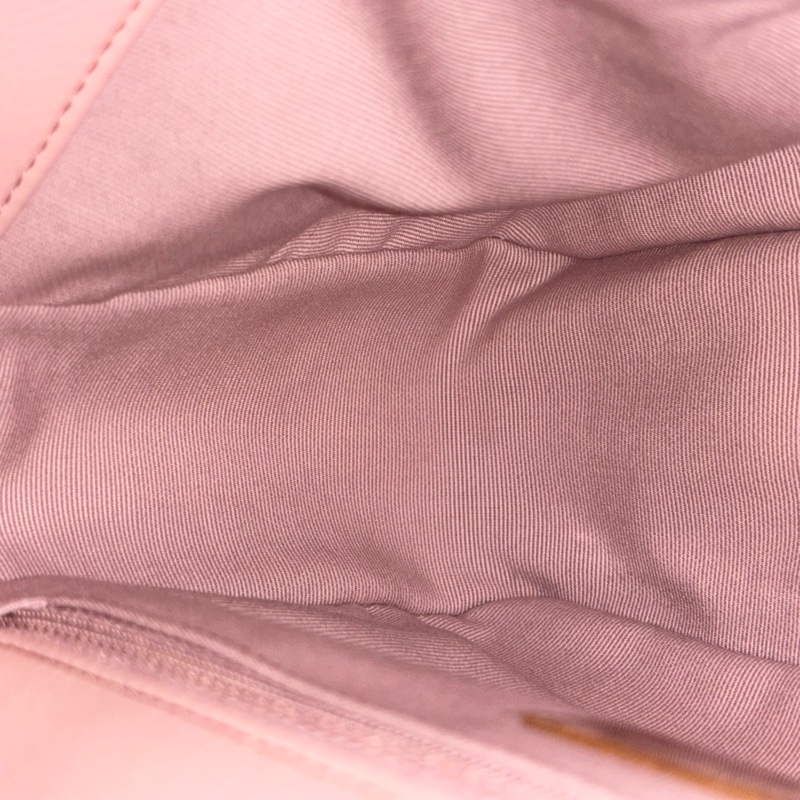 🆕極新限量‼️Chanel羊皮金扣櫻花粉小號19bag雙色鏈條包-21