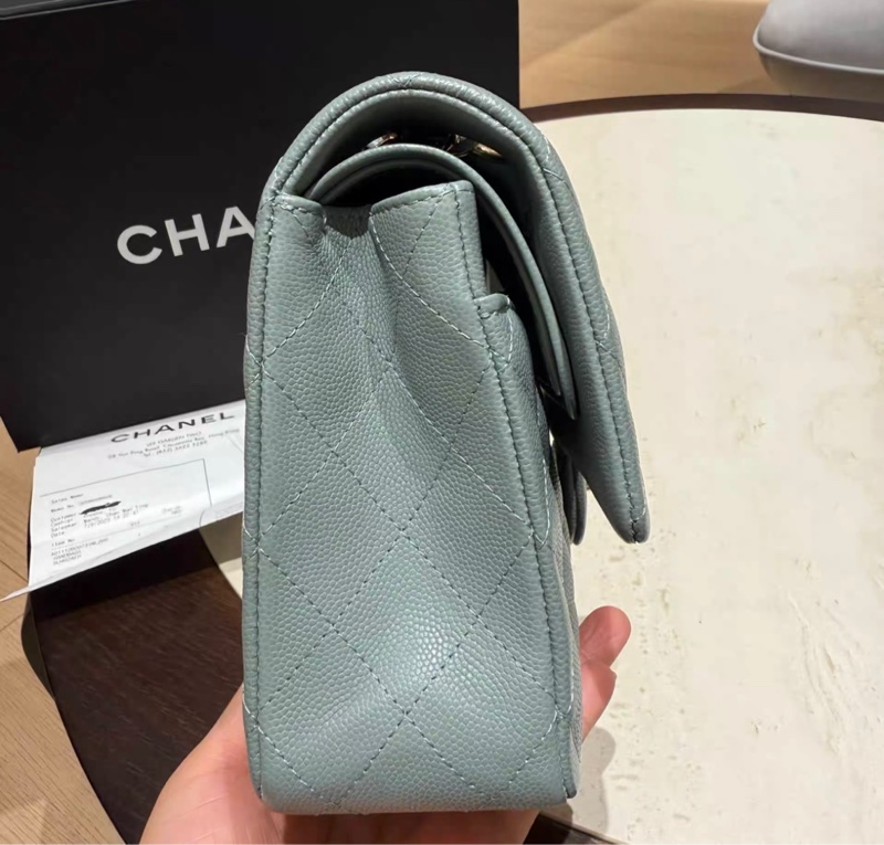 有購證💓 Chanel classic Flap Bag cf中號 23年大全套-2