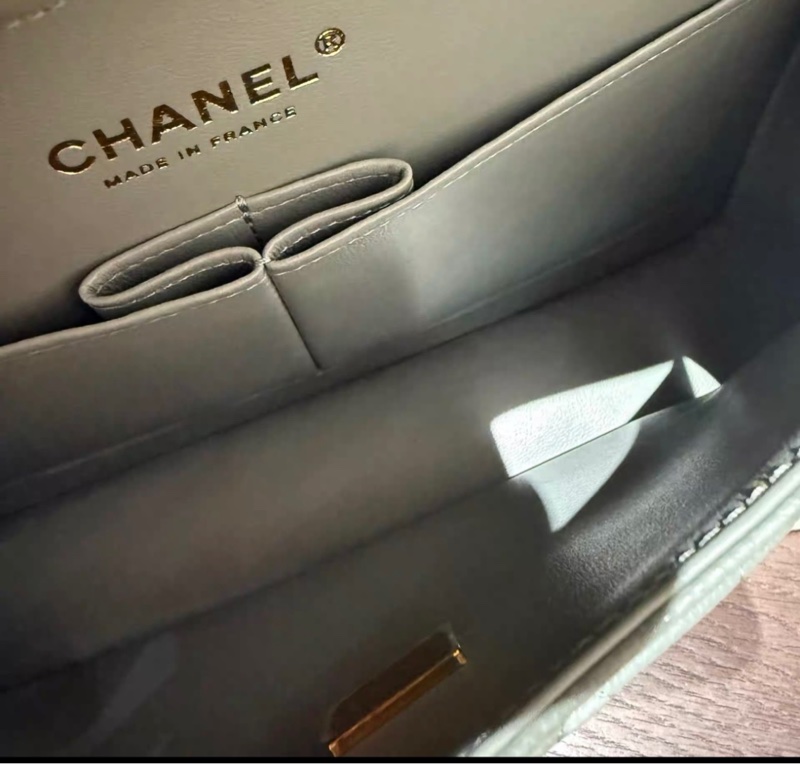 有購證💓 Chanel classic Flap Bag cf中號 23年大全套-7