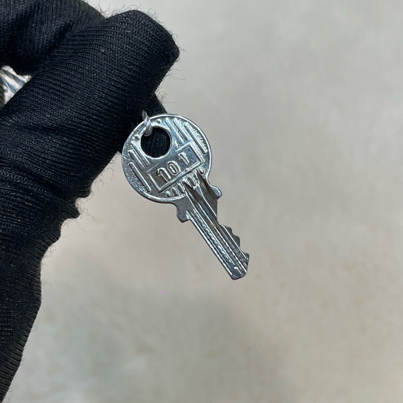 HERMES 銀色鎖頭連鑰匙 I289NY-16