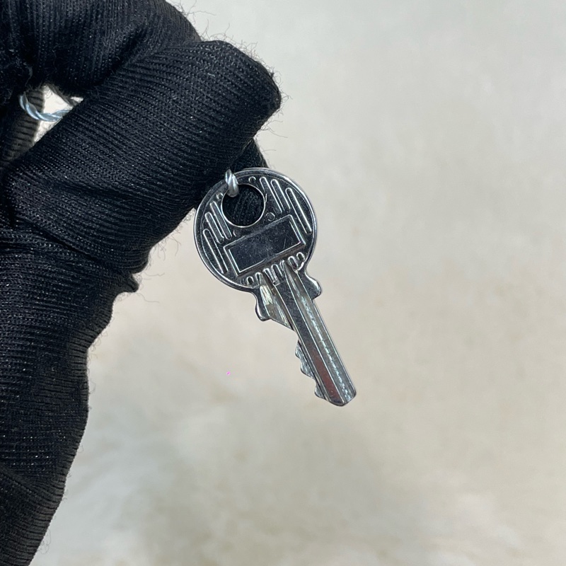 HERMES 銀色鎖頭連鑰匙 I289NY-17