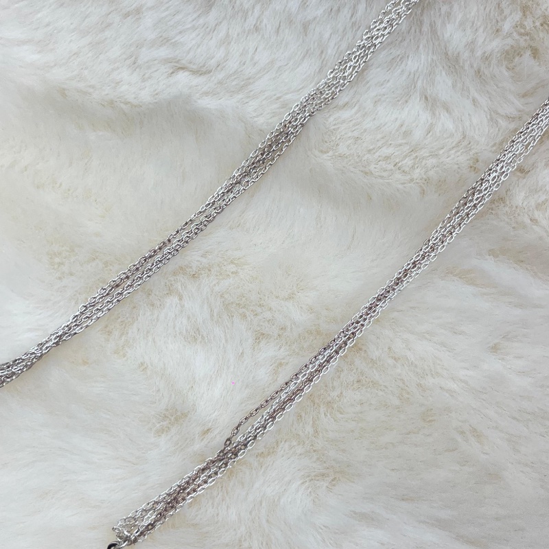 Swarovski 銀色水晶項鏈 XA098-7