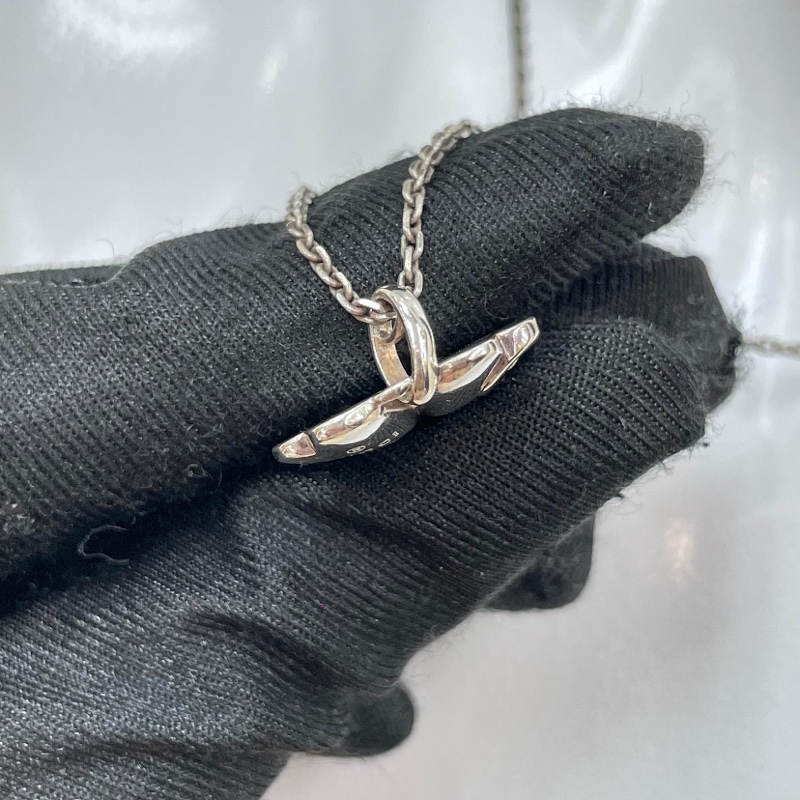 GUCCI 古馳銀色四葉草頸鏈 O703NY-20