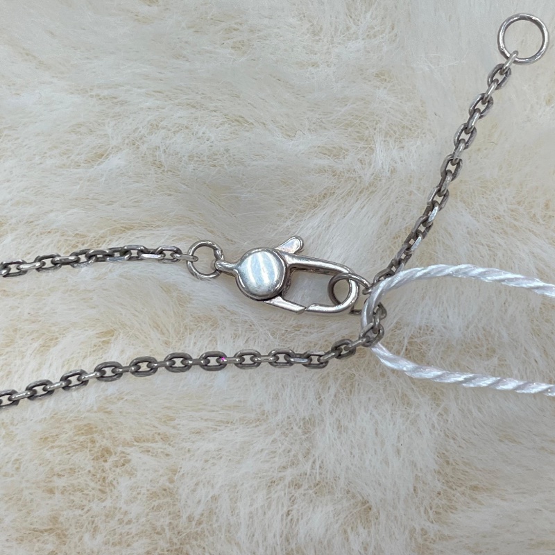 GUCCI 古馳銀色四葉草頸鏈 O703NY-22