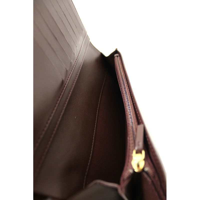 Chanel Black Quilted Caviar Leather Long Wallet-7