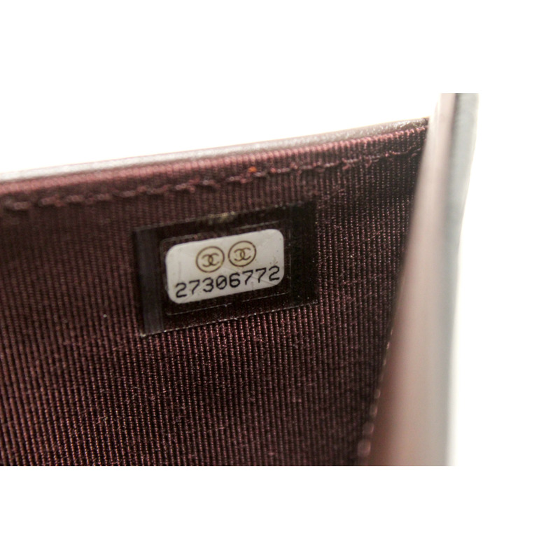 Chanel Black Quilted Caviar Leather Long Wallet-9