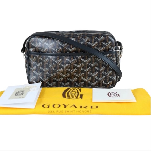 「JL精品代購」98新 Goyard 黑相機包
