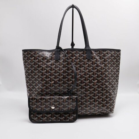 GOYARD 經典亞麻帆布Tote - 小號黑