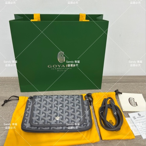 💕Goyard 信封包 灰色 全新全配💕