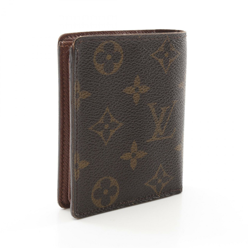 LOUIS VUITTON Portefeuille Magellan 皮夾 M60045 Monogram 帆布 二手中性 LV-1