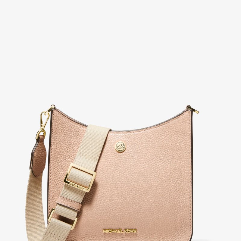 Michael Kors專櫃新款防刮牛皮 小款Briley 皮革斜背包/側背兩用包 (兩色可選)-4