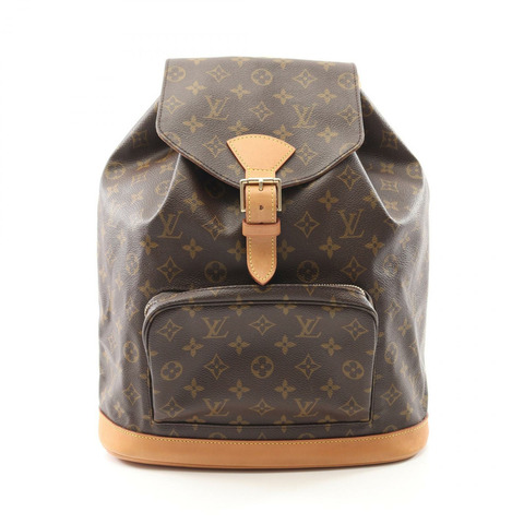 LOUIS VUITTON Montsouris GM Rucksack 背包 M51135 Monogram 帆布 二手 女士