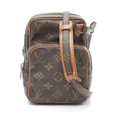 LOUIS VUITTON 迷你 Amazon 斜背包 M45238 字母帆布 二手 LV