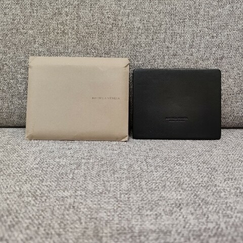 BV Bottega Veneta 黑色全皮 梳妝鏡 化妝鏡 隨身鏡 鏡子 全新