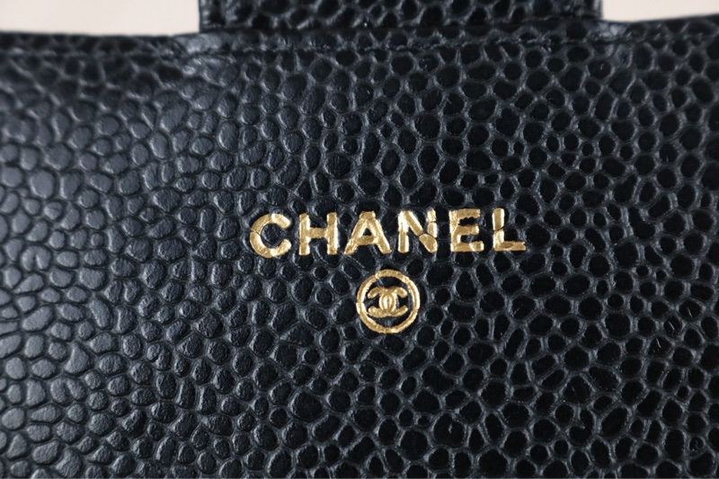 Chanel 經典CF荔枝皮長夾-7