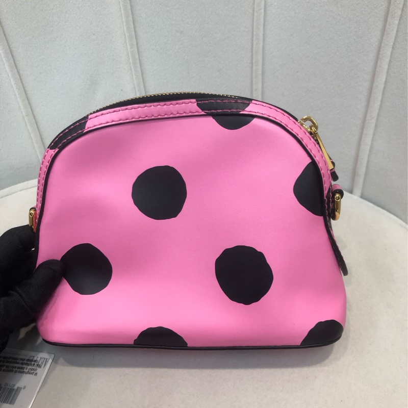 Moschino crossbody 粉紅色波點斜孭袋 XB466-1