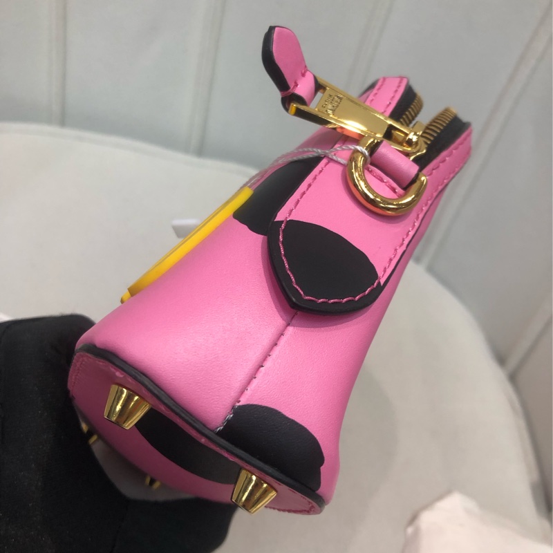 Moschino crossbody 粉紅色波點斜孭袋 XB466-9