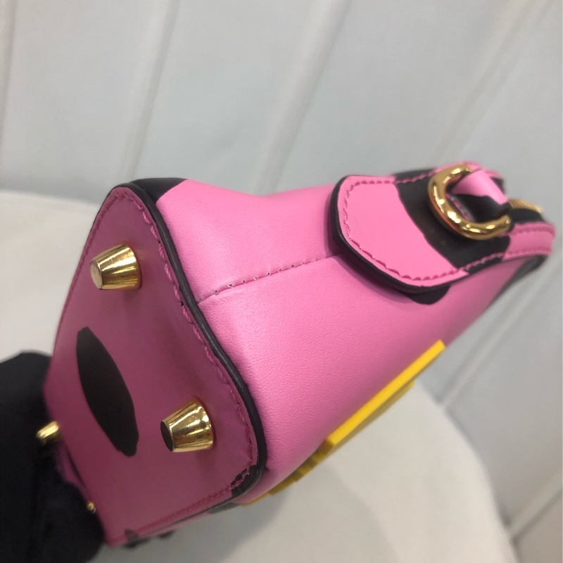 Moschino crossbody 粉紅色波點斜孭袋 XB466-10