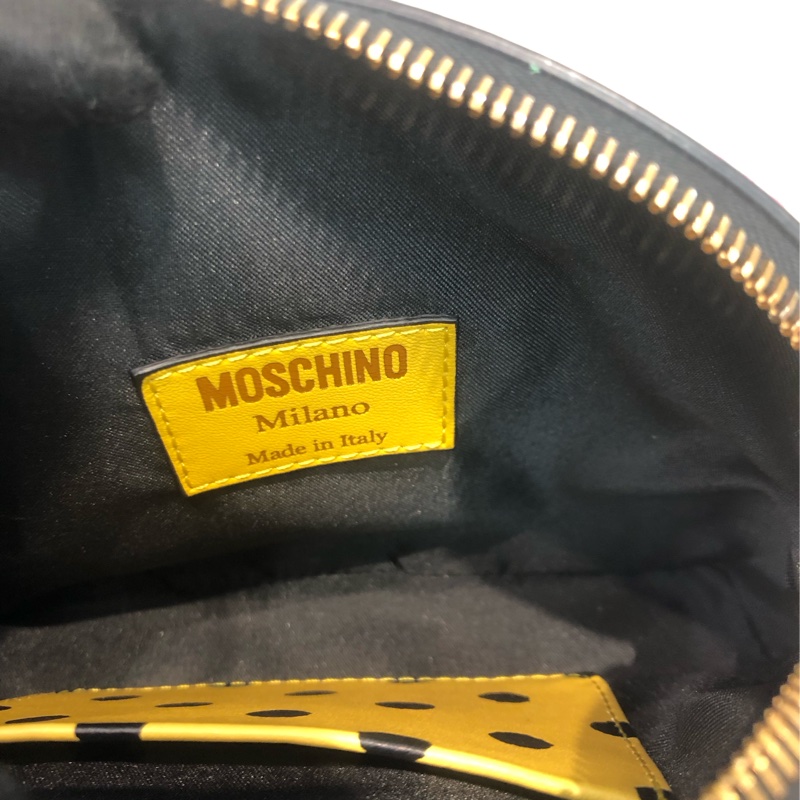 Moschino crossbody 粉紅色波點斜孭袋 XB466-11