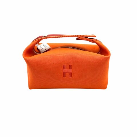 【美收精品】HERMES 橘色手提包 B-401【隔月月中將轉賣至日本 上架期限30天】