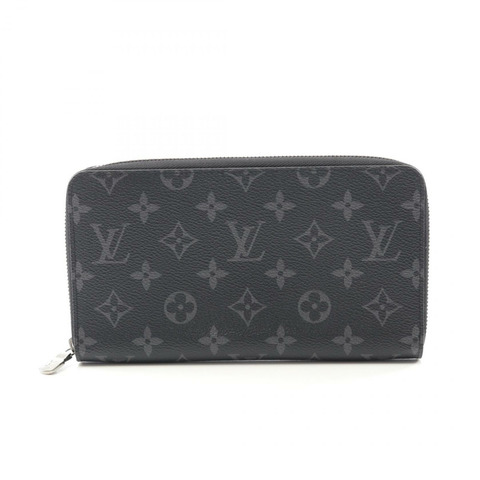 LOUIS VUITTON Zippy Organizer NM 長款皮夾 M82081 Monogram eclipse 黑色 二手