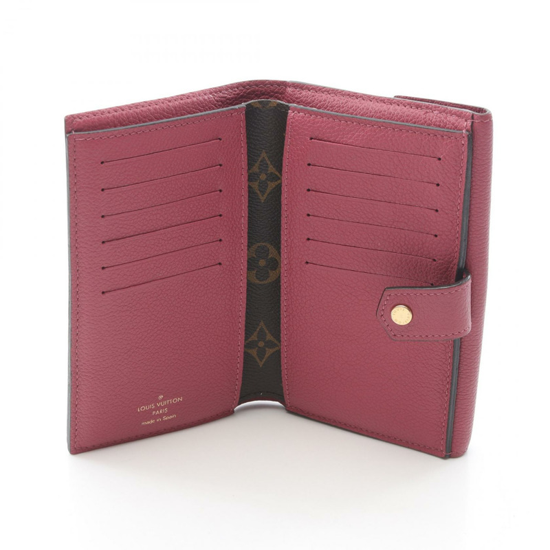 路易威登 Portefeuille Compact 皮夾 M56243 Monogram 帆布皮革二手 LV-2