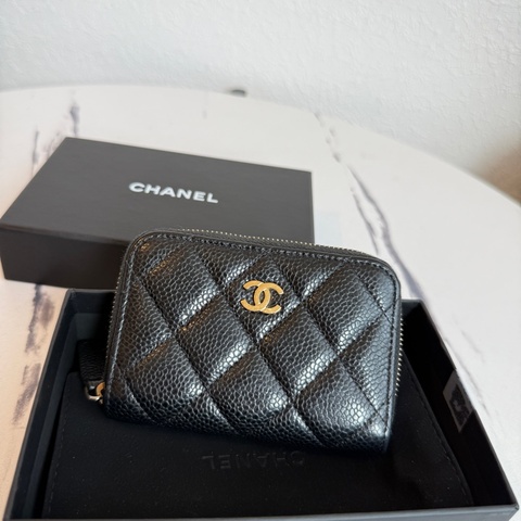 Chanel 零錢包👛 荔枝皮