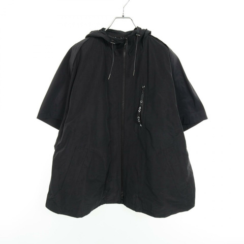 LOUIS VUITTON Monogram 斗篷 RW181W FBP FECO03 尼龍棉黑色二手女款