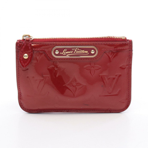 LOUIS VUITTON Pochette Cles NM 鑰匙包 M91737 皮革 紅色 二手 女士 LV