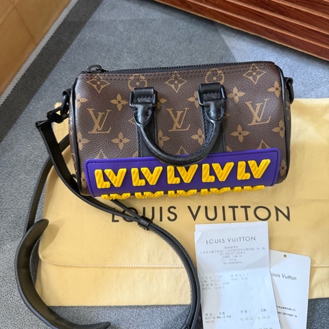 Lv Keepall XS 手袋 單肩包 (M45788)