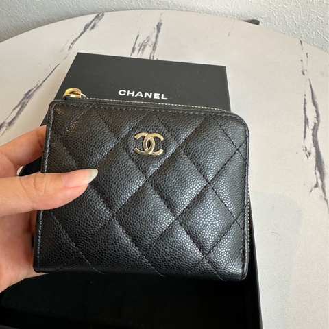Chanel 卡片零錢短夾包