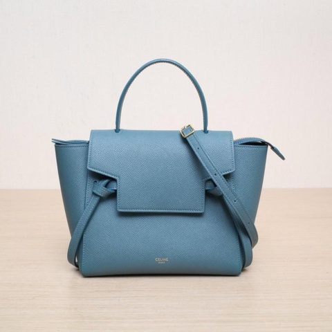 CELINE(思琳) Belt 鯰魚包 Nano 20 綠色  金扣