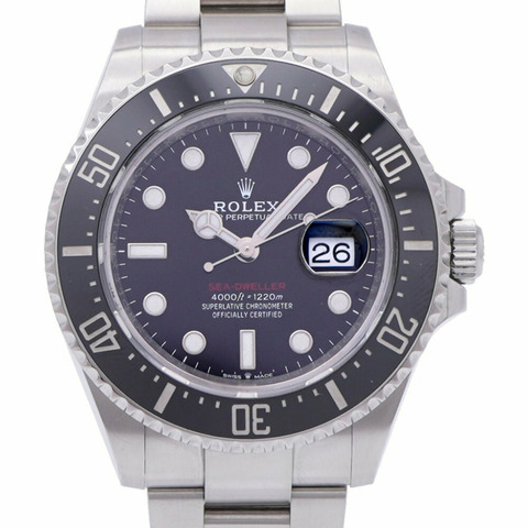 Rolex Sea-Dweller 126600 自動手錶不銹鋼黑色錶盤 1448ROLEX 男式
