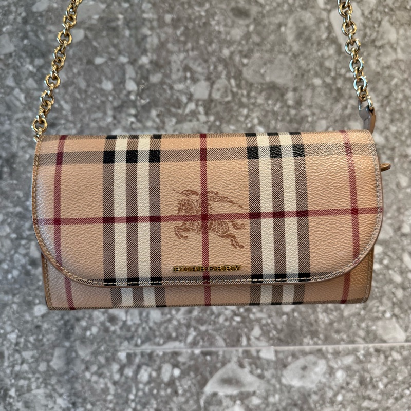 Burberry 經典格紋 米色 woc-6