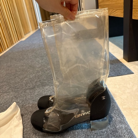 Chanel PVC雨鞋