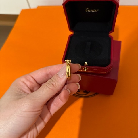 Cartier 小豹戒