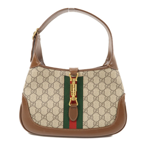 GUCCI 塗層帆布Jackie 1961金扣肩背袋