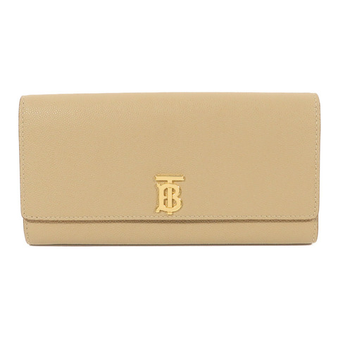 BURBERRY 牛皮皮革Long Wallet金扣長錢包
