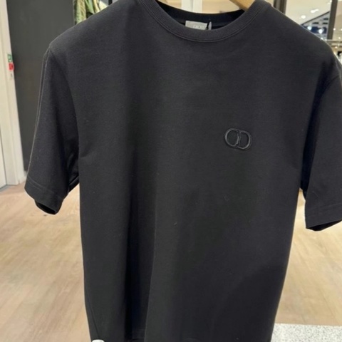 全新代購！Dior Logo純色刺繡 T恤 短袖上衣