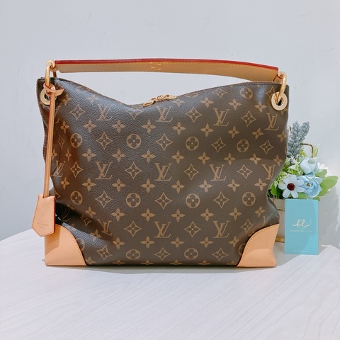 TK1745 LOUIS VUITTON 路易威登經典花紋單肩包包BERRI TOTE BAG PM MONOGRAM CANVAS
