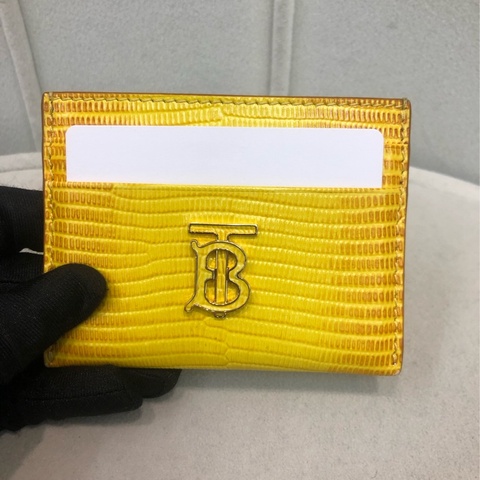 Burberry 黃色卡包 XB071