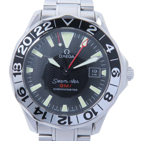黑色 不鏽鋼 Seamaster GMT 50th 自動上鍊 腕錶 2536.50.