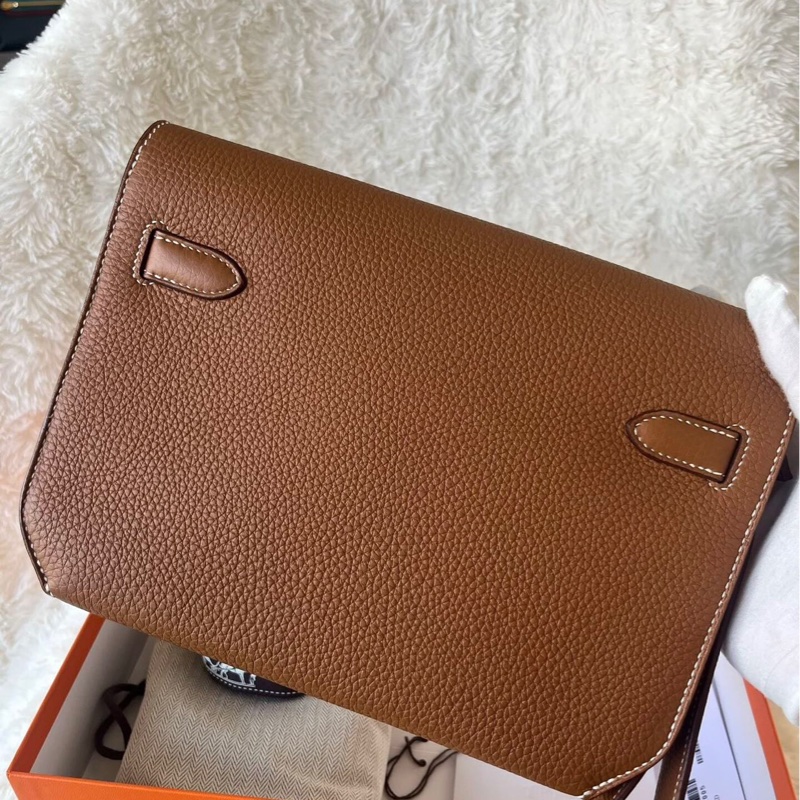 ✨HERMES kelly depeches25  尺寸:25*18.5*3  全新閒置配件盒子塵袋購證-1
