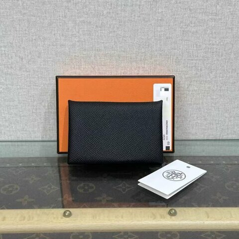 ✨HERMES 黑色短款卡包 10.5*7 全新閒置配件盒子吊牌