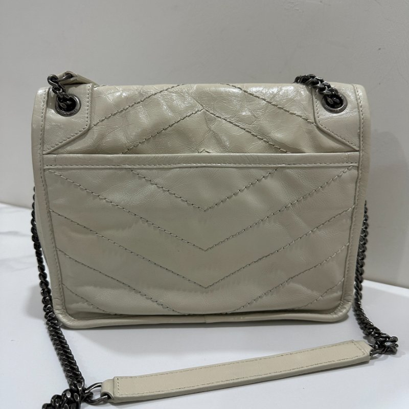 YSL NIKI BABY經典復古白色-2