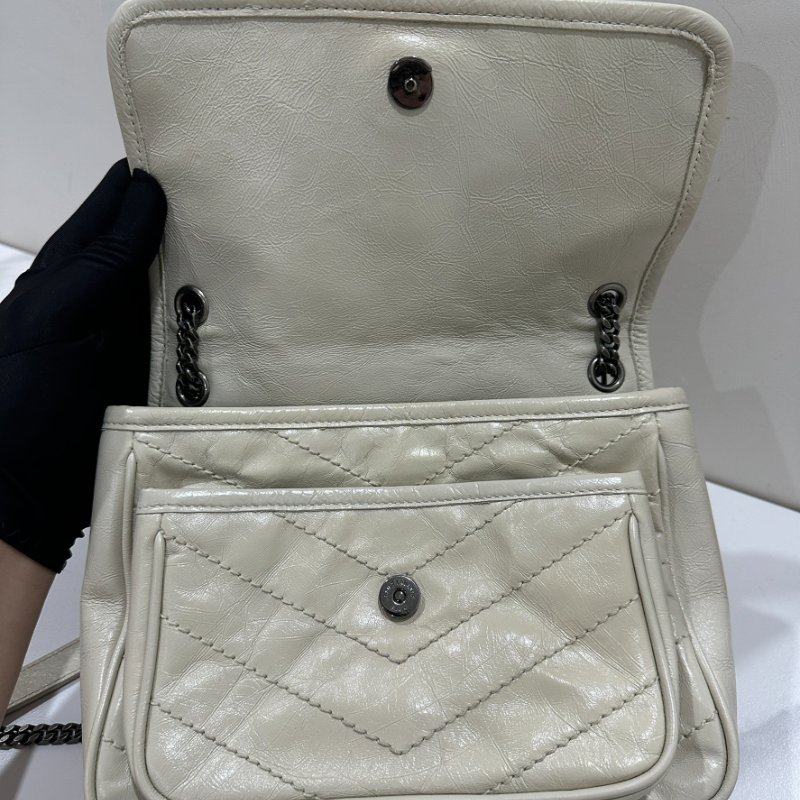 YSL NIKI BABY經典復古白色-5