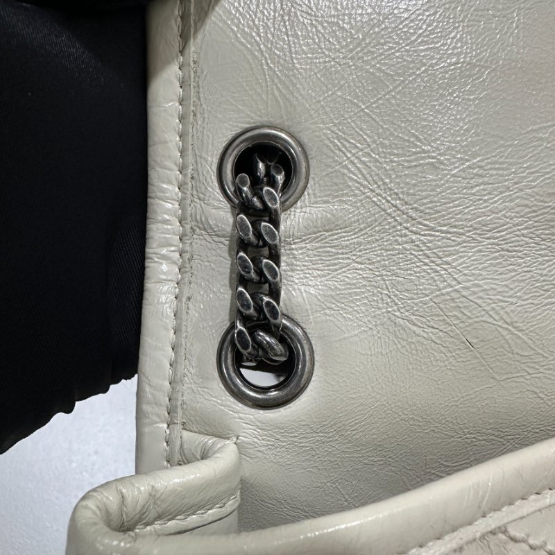 YSL NIKI BABY經典復古白色-13