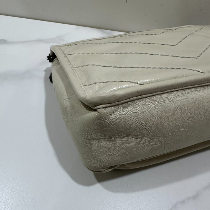 YSL NIKI BABY經典復古白色-18