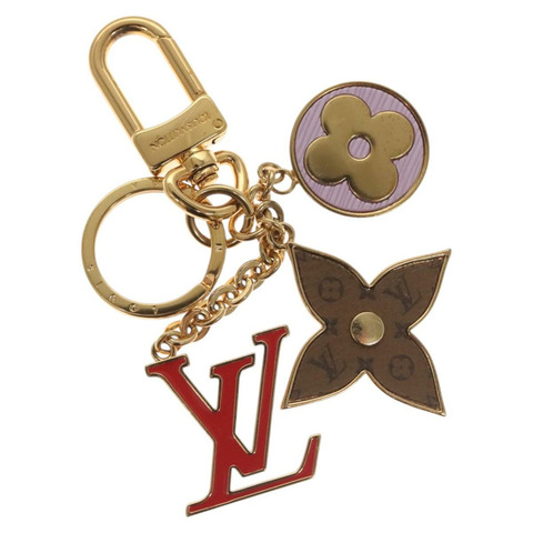LOUIS VUITTON Porte Cles Spring Street Charm 金屬金色 M00556 LV 授權 116996